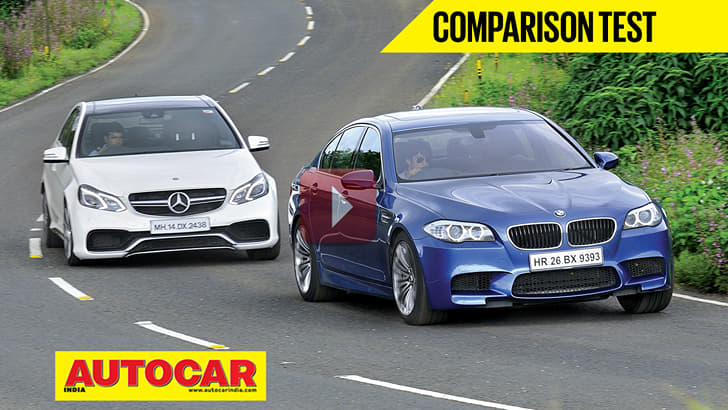 New Mercedes E 63 AMG vs BMW M5 video comparison